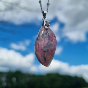 Pendentif Rhodonite