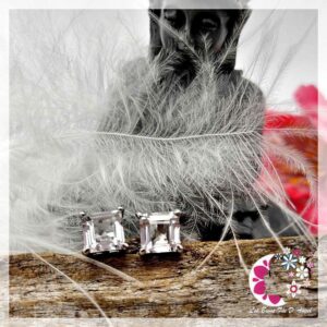 Boucles d'oreilles Cristal de Roche - Argent 925