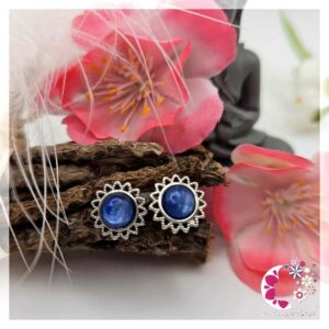 Boucles d'oreilles Cyanite - Argent 925