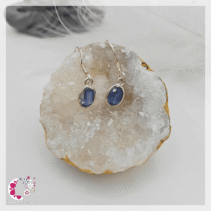 Boucles d'oreille Kyanite - Monture en Argent 925